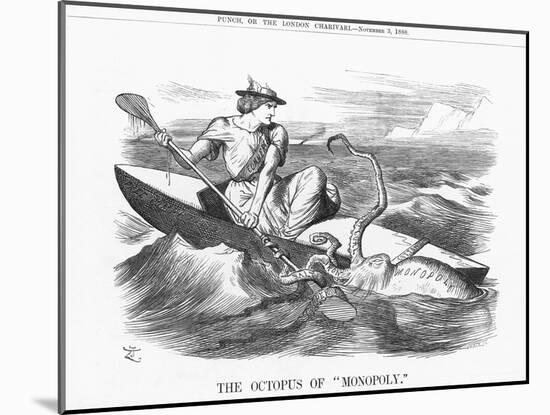 The Octopus of Monopoly, 1888-Joseph Swain-Mounted Giclee Print