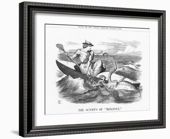 The Octopus of Monopoly, 1888-Joseph Swain-Framed Giclee Print