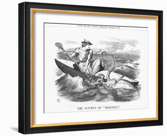 The Octopus of Monopoly, 1888-Joseph Swain-Framed Giclee Print