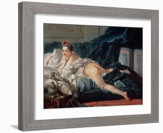 The Odalisque, 1745-Francois Boucher-Framed Giclee Print