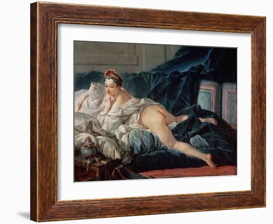 The Odalisque, 1745-Francois Boucher-Framed Giclee Print