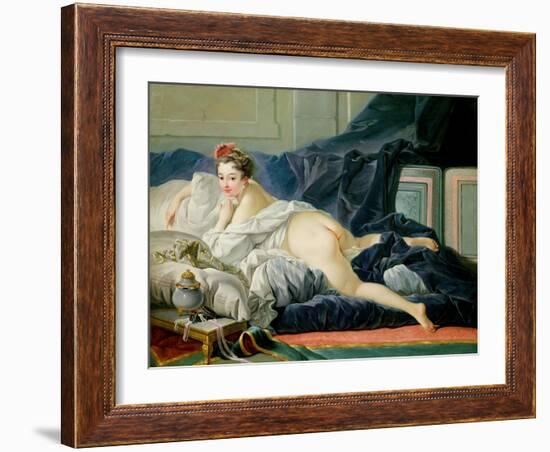 The Odalisque, 1749-Francois Boucher-Framed Giclee Print