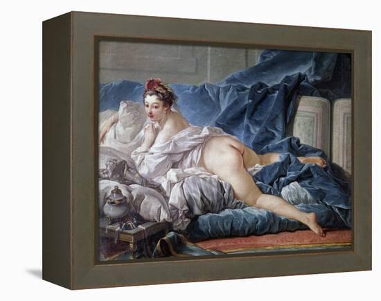 The Odalisque by Francois Boucher-Francois Boucher-Framed Premier Image Canvas