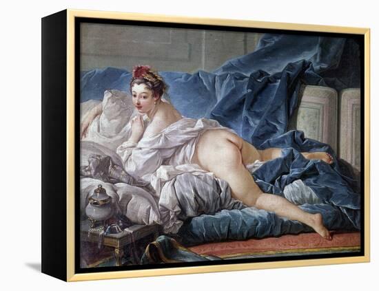 The Odalisque by Francois Boucher-Francois Boucher-Framed Premier Image Canvas
