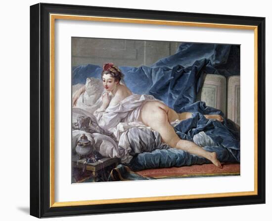 The Odalisque by Francois Boucher-Francois Boucher-Framed Photographic Print