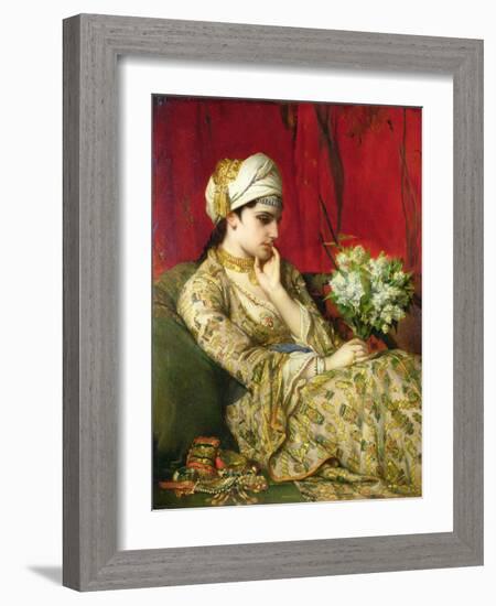 The Odalisque by Jean Francois Portaels-Jean Francois Portaels-Framed Giclee Print