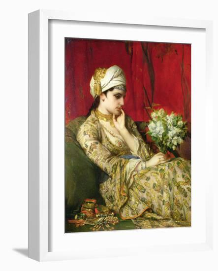 The Odalisque by Jean Francois Portaels-Jean Francois Portaels-Framed Giclee Print