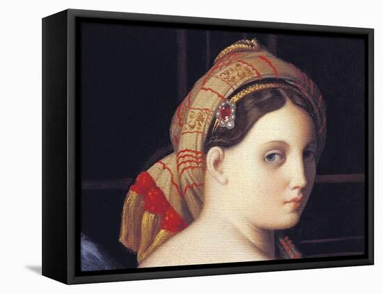 The Odalisque's Face-Jean-Auguste-Dominique Ingres-Framed Premier Image Canvas