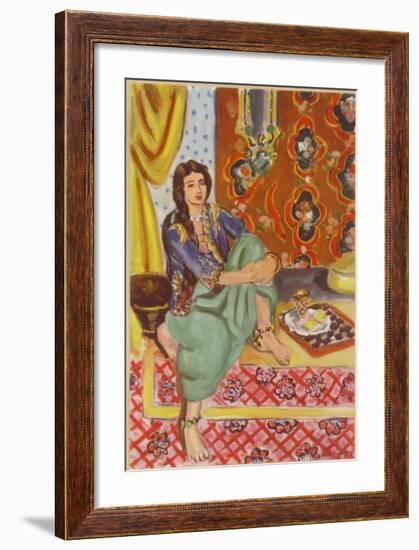 The Odalisque-Henri Matisse-Framed Collectable Print