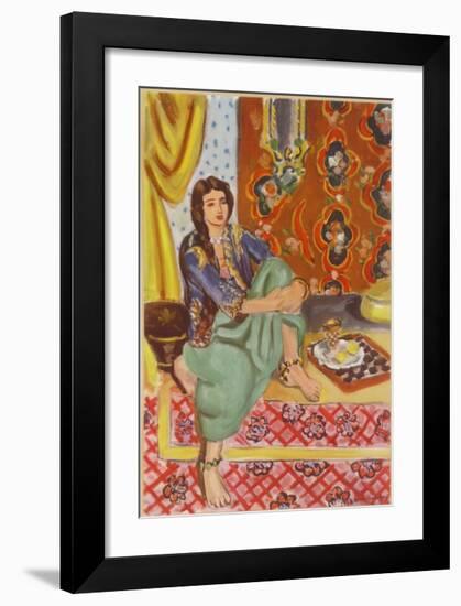 The Odalisque-Henri Matisse-Framed Collectable Print