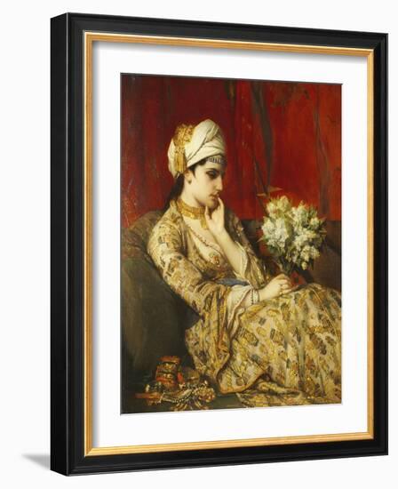 The Odalisque-Jan Frans Portaels-Framed Giclee Print