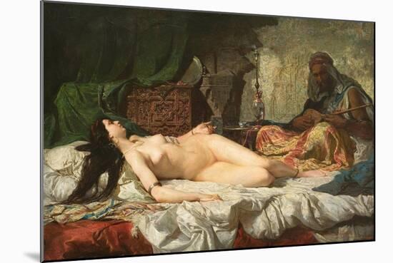 The Odalisque-Marià Fortuny-Mounted Giclee Print