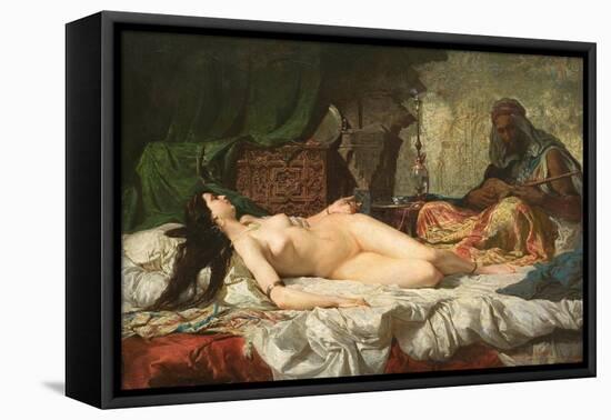The Odalisque-Marià Fortuny-Framed Premier Image Canvas