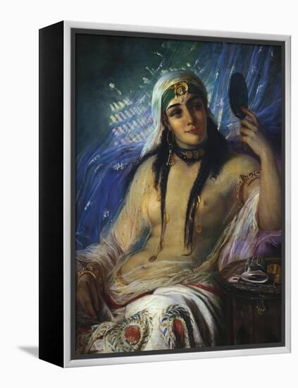 The Odalisque-Anna Maria Elisabeth Jerichau-baumann-Framed Premier Image Canvas