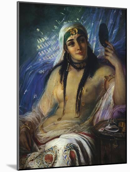 The Odalisque-Anna Maria Elisabeth Jerichau-baumann-Mounted Giclee Print