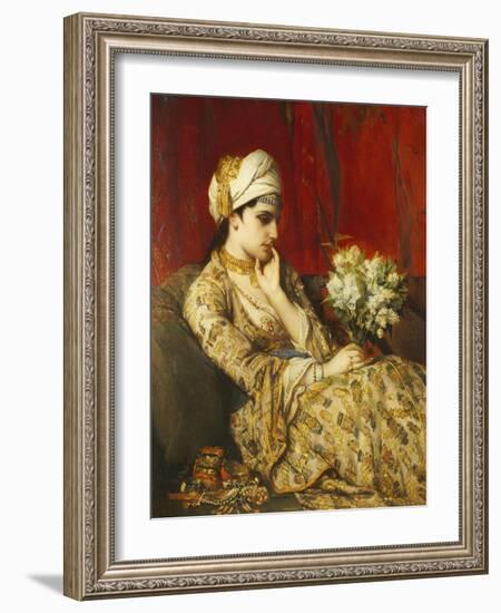 The Odalisque-Jan Frans Portaels-Framed Giclee Print