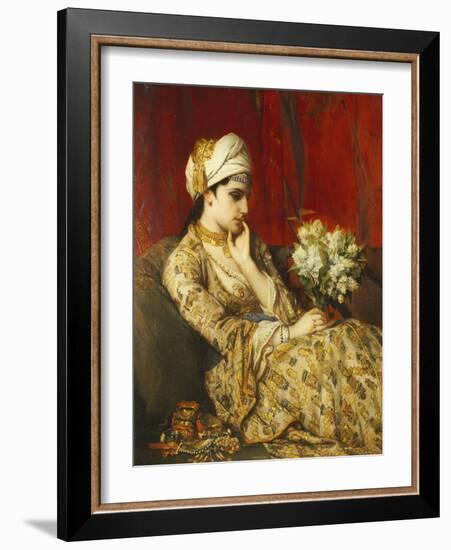 The Odalisque-Jan Frans Portaels-Framed Giclee Print