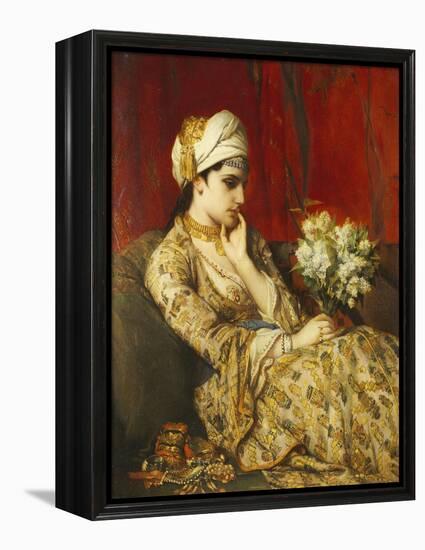 The Odalisque-Jan Frans Portaels-Framed Premier Image Canvas