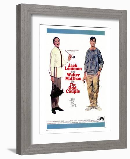 The Odd Couple, 1968-null-Framed Premium Giclee Print