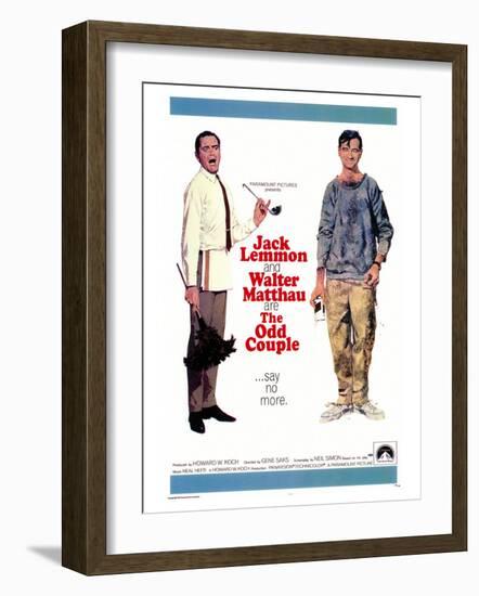 The Odd Couple, 1968-null-Framed Premium Giclee Print