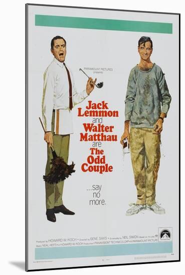 The Odd Couple, 1968-null-Mounted Giclee Print