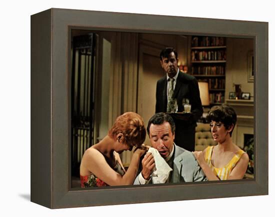 The Odd Couple, Carole Shelley, Jack Lemmon, Walter Matthau, Monica Evans, 1968-null-Framed Stretched Canvas