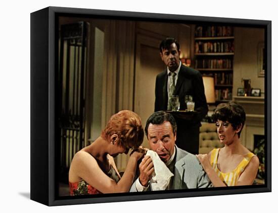 The Odd Couple, Carole Shelley, Jack Lemmon, Walter Matthau, Monica Evans, 1968-null-Framed Stretched Canvas