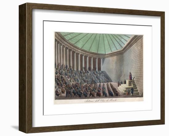 The Odeon of Athens-Stefano Bianchetti-Framed Giclee Print