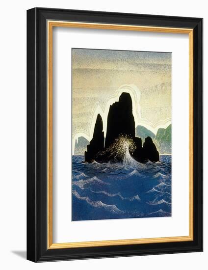 The Odyssey by Homere: the Rock of Gortyne, 1930-1933-null-Framed Photo