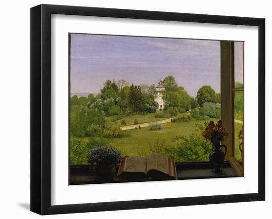 The Oed, View of Holzhausenpark, Frankfurt, 1883-Hans Thoma-Framed Giclee Print