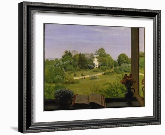 The Oed, View of Holzhausenpark, Frankfurt, 1883-Hans Thoma-Framed Giclee Print