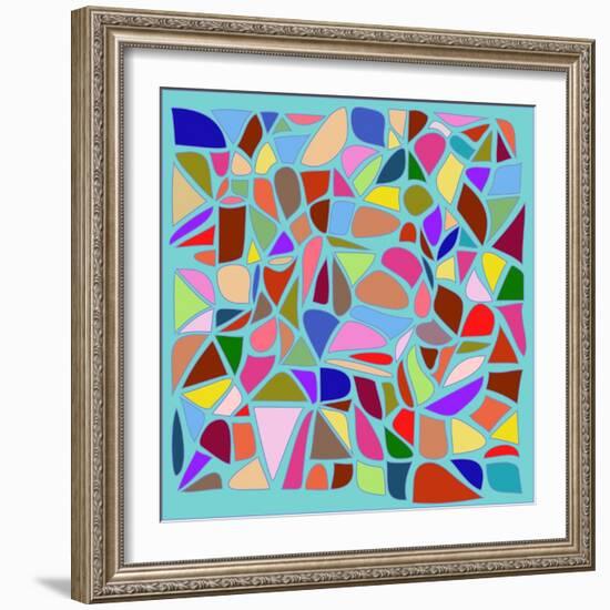The Of Abstract Geometrical-MritaX-Framed Art Print