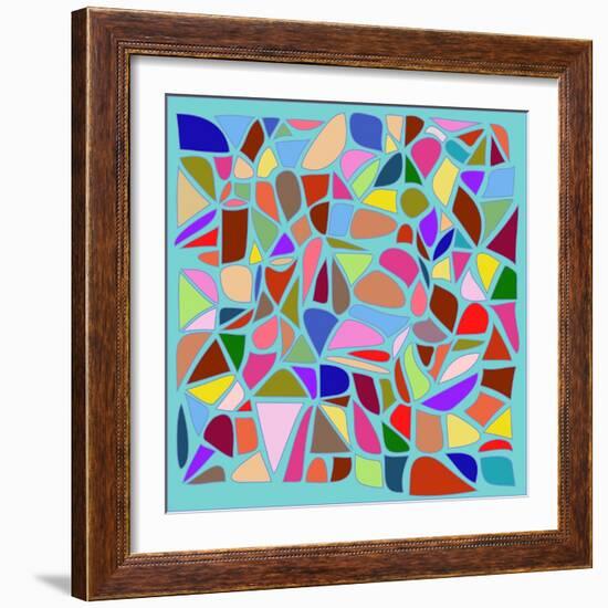 The Of Abstract Geometrical-MritaX-Framed Art Print