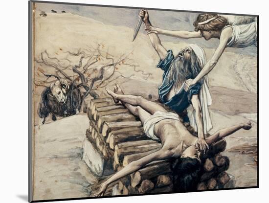 The Offering of Abraham-James Tissot-Mounted Giclee Print