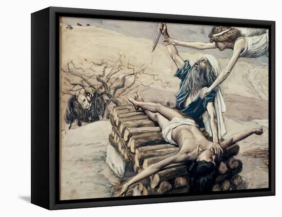 The Offering of Abraham-James Tissot-Framed Premier Image Canvas