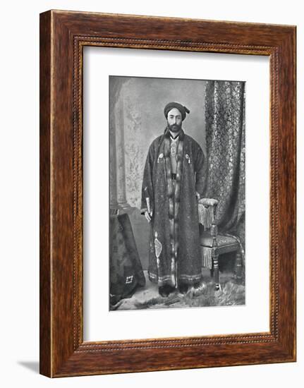 The officer in charge of the holy shrine at Mashhad, Persia, 1902-Unknown-Framed Photographic Print