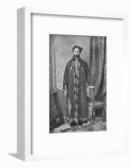 The officer in charge of the holy shrine at Mashhad, Persia, 1902-Unknown-Framed Photographic Print