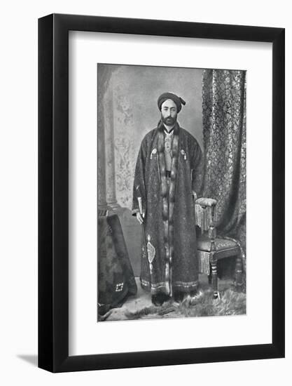 The officer in charge of the holy shrine at Mashhad, Persia, 1902-Unknown-Framed Photographic Print