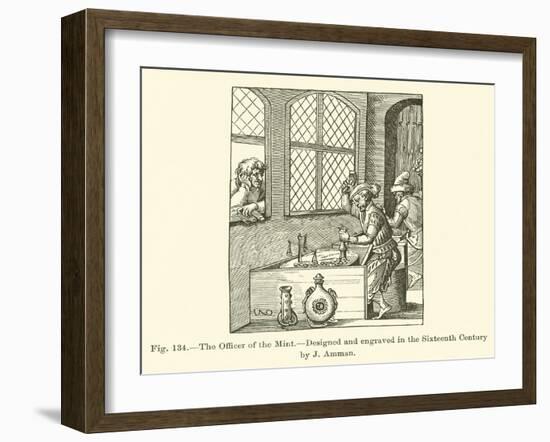 The Officer of the Mint-null-Framed Giclee Print