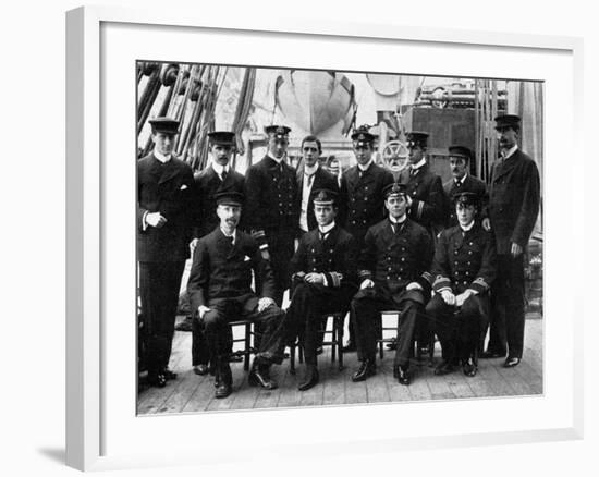 The Officers and Scientists of the National Antarctic Expedition-null-Framed Photographic Print