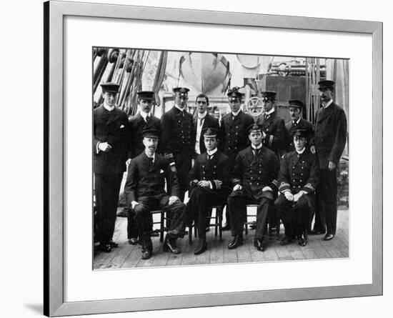 The Officers and Scientists of the National Antarctic Expedition-null-Framed Photographic Print