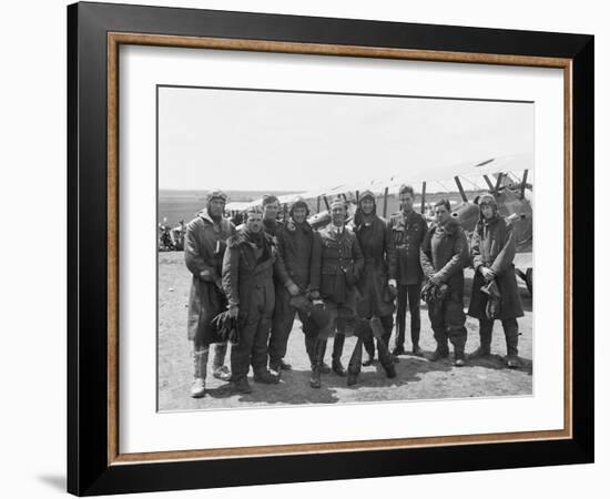 The Officers of a Flight-null-Framed Photographic Print