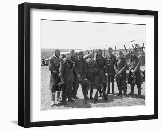 The Officers of a Flight-null-Framed Photographic Print