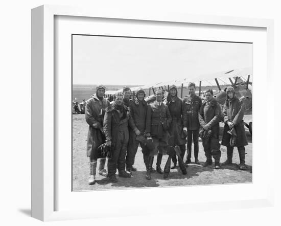 The Officers of a Flight-null-Framed Photographic Print