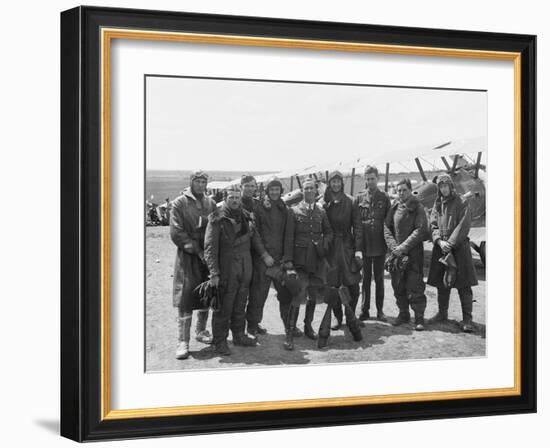 The Officers of a Flight-null-Framed Photographic Print