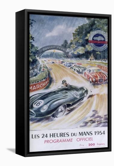 The Official Programme for Le Mans 24 Hours, 1954-null-Framed Premier Image Canvas