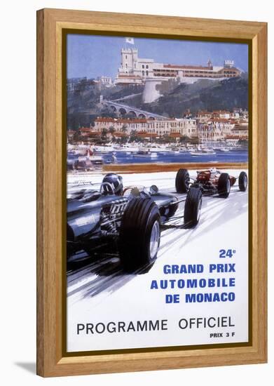 The Official Programme for the 24th Monaco Grand Prix, 1966-Michael Turner-Framed Premier Image Canvas