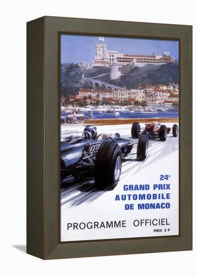 The Official Programme for the 24th Monaco Grand Prix, 1966-Michael Turner-Framed Premier Image Canvas