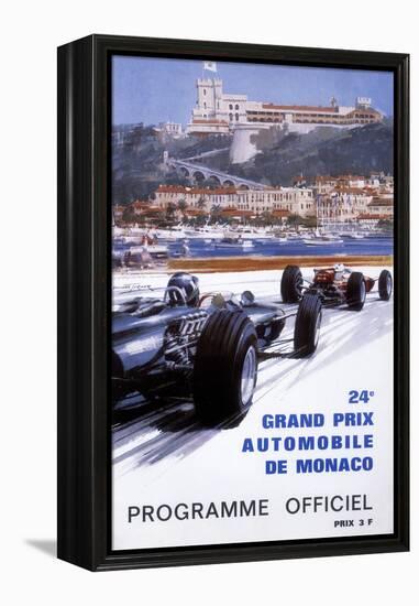 The Official Programme for the 24th Monaco Grand Prix, 1966-Michael Turner-Framed Premier Image Canvas