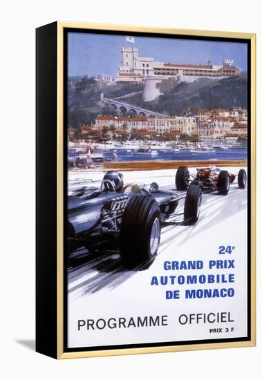 The Official Programme for the 24th Monaco Grand Prix, 1966-Michael Turner-Framed Premier Image Canvas